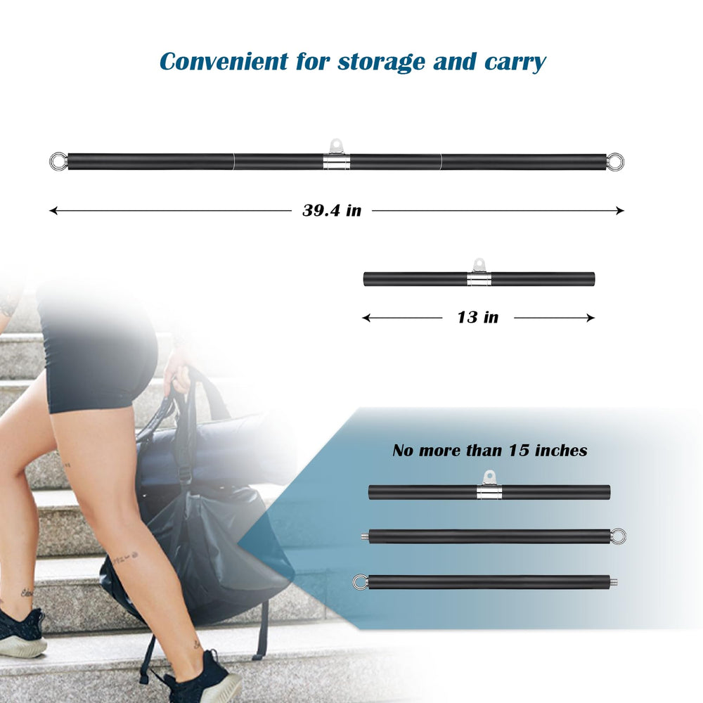 Prebene short bar in rowing demonstration targeting biceps and back