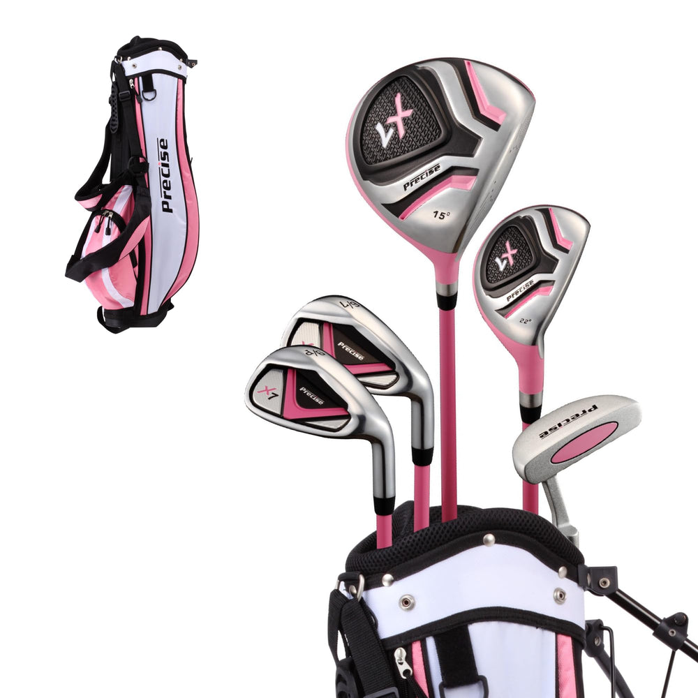PRECISE front view stand bag showing neat storage and easy carry benefit