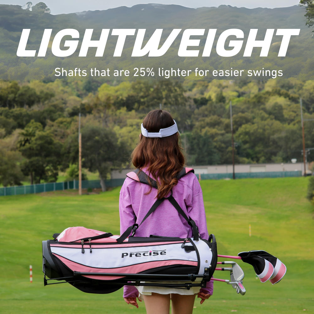 Precise X7 graphite shaft close-up showing lightweight flexibility for easier swings