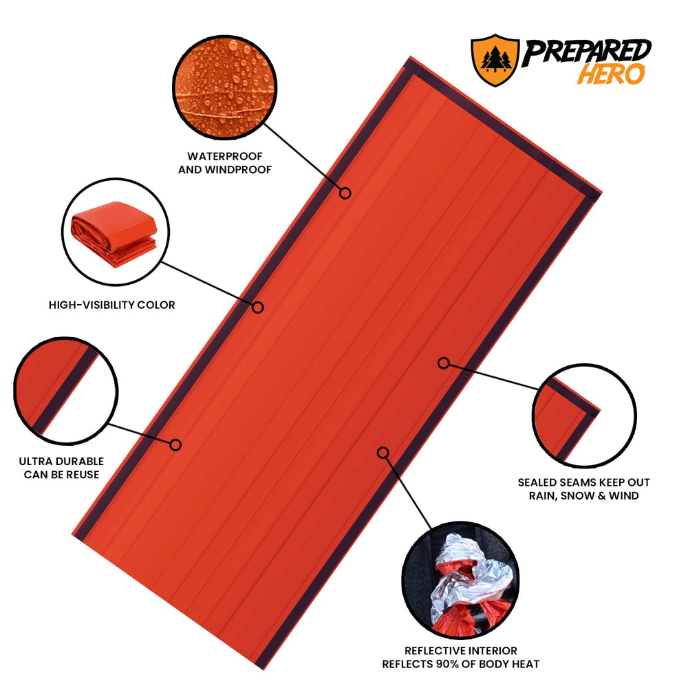 Prepared Hero in use at a campsite with occupant inside for quick shelter benefit
