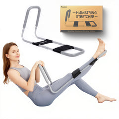 PressLoo front view showing device layout and stabilizing frame for reliable stretches