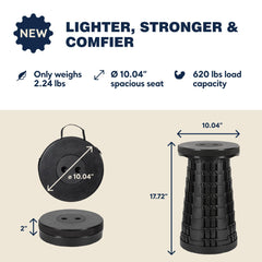 Prestige Outback cushioned carry bag converts to seat cushion and eases transport