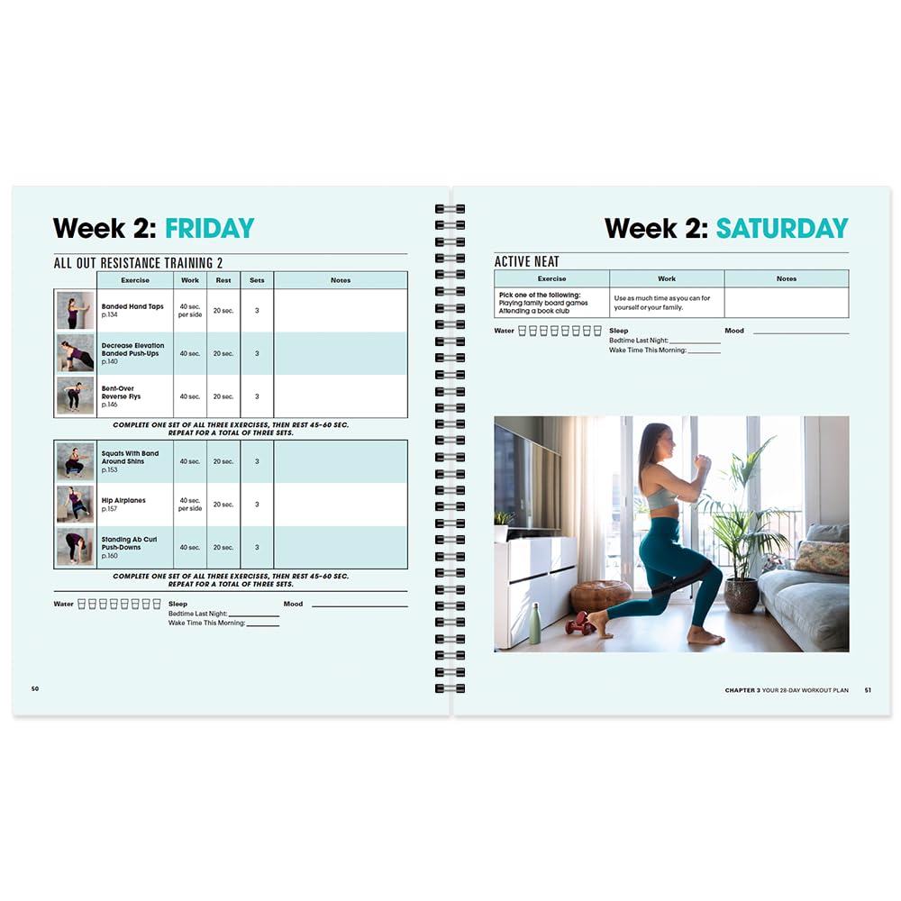 Prevention book on a living-room mat in use, showing approachable at-home training