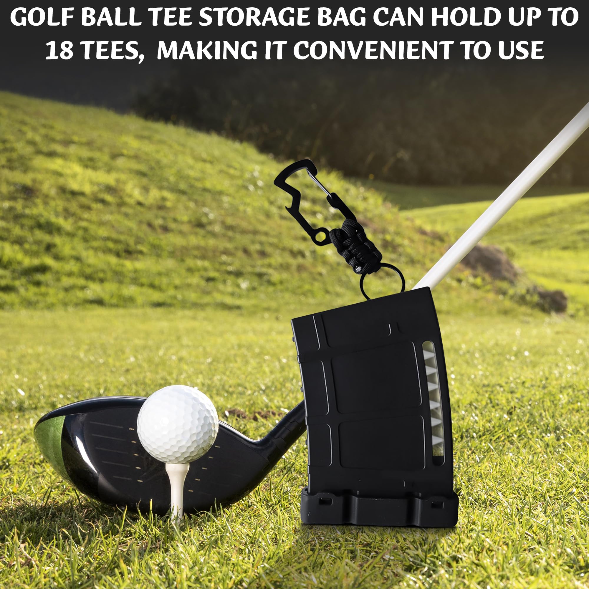 Prime Collectibles Teemags clipped to a belt showing convenient hands-free carry benefit