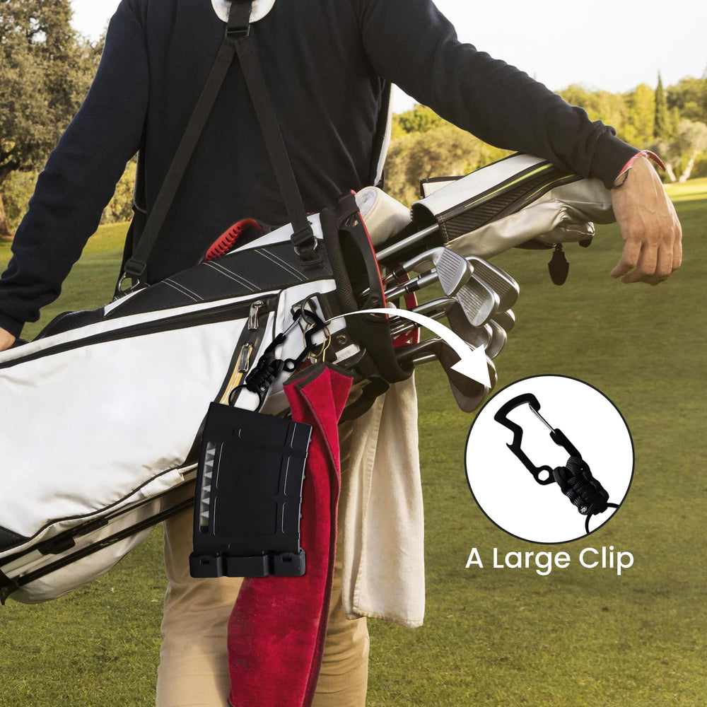 Prime Collectibles Teemags close-up of sturdy clip demonstrating secure attachment benefit