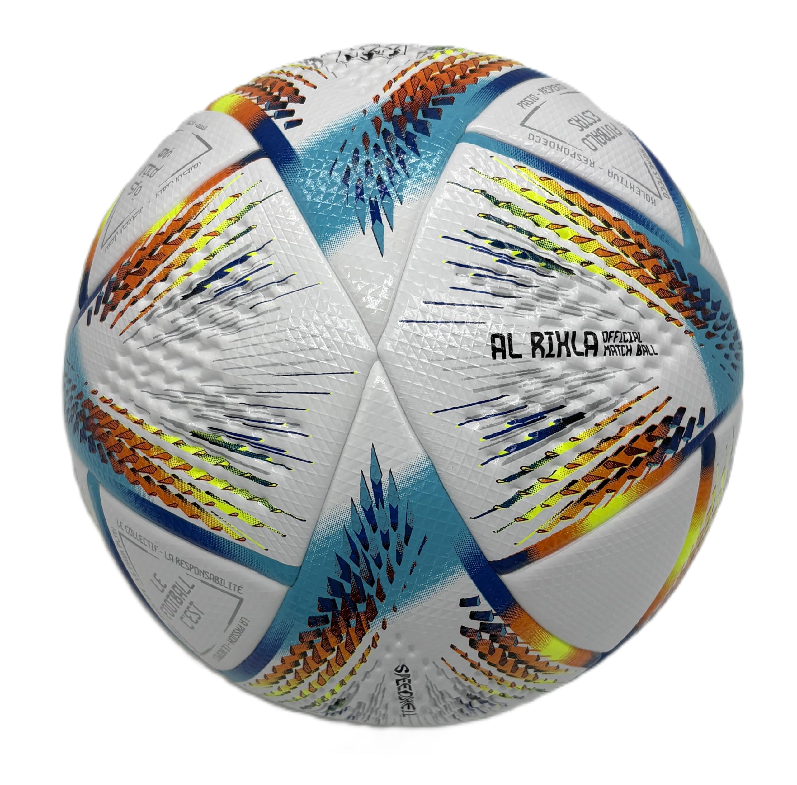 Prime Quality Wellness front view match ball showing design and durability benefit