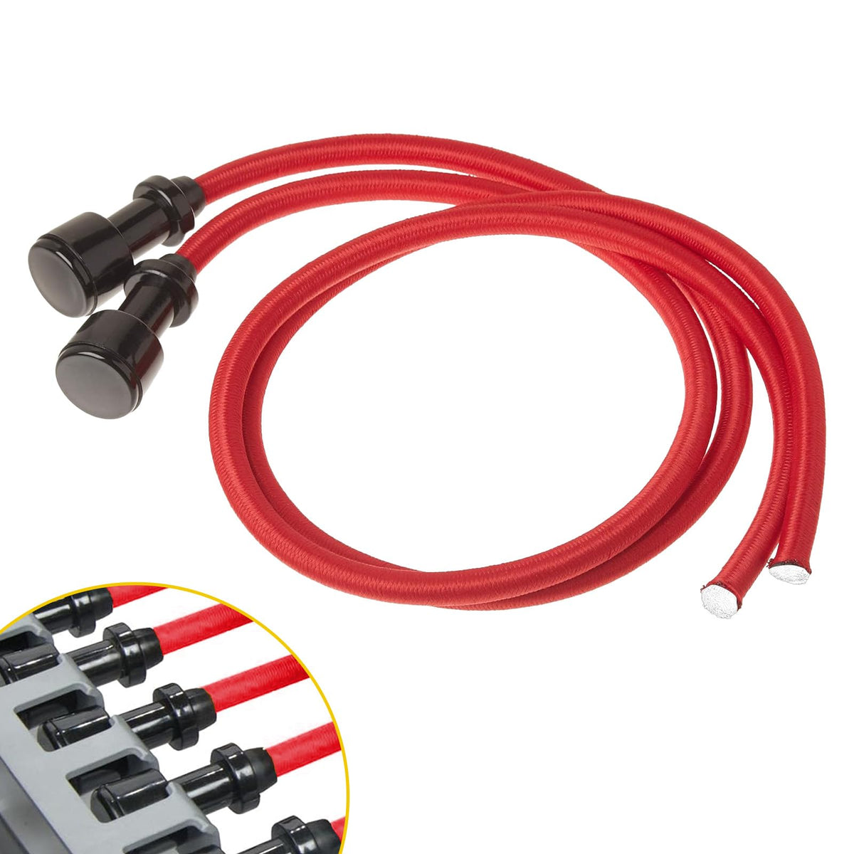 PrimeMach front packaging showing two red replacement cords and benefits