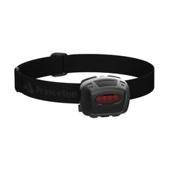 Princeton Tec Quad front view showing compact housing and lens, reliable hands-free light