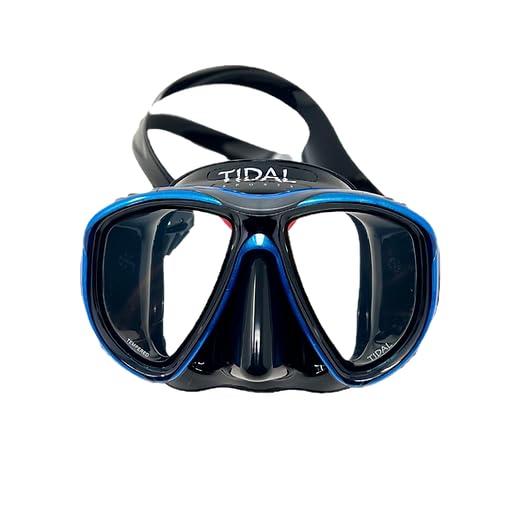 Pro Shot front view of Tidal Mask showing wide-angle lenses and fit benefit