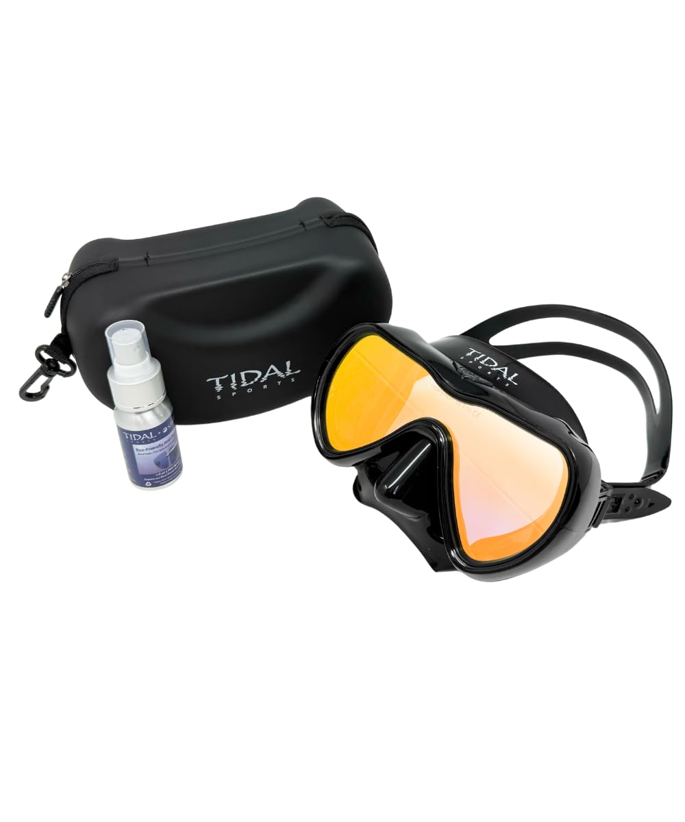 Pro Shot tidal mask stored in hard shell case showing travel protection benefit safe transport