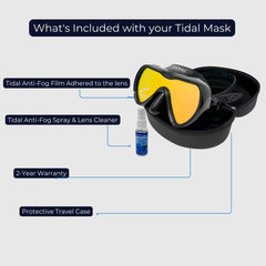 Pro Shot tidal mask silicone skirt detail showing soft seal benefit leak resistance