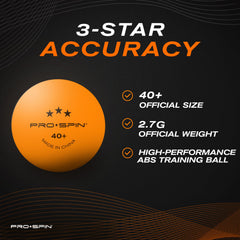 PRO-SPIN surface texture detail emphasizing durable ABS material benefit