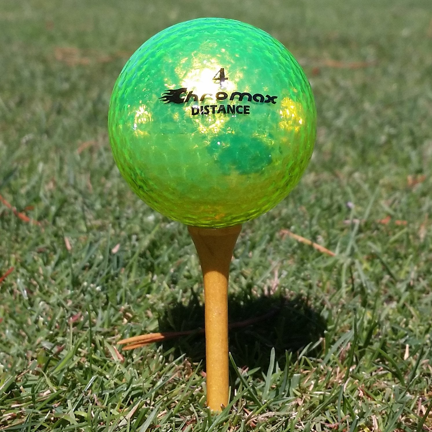 ProActive Sports Chromax ball in flight demonstrating visibility and easy tracking benefit