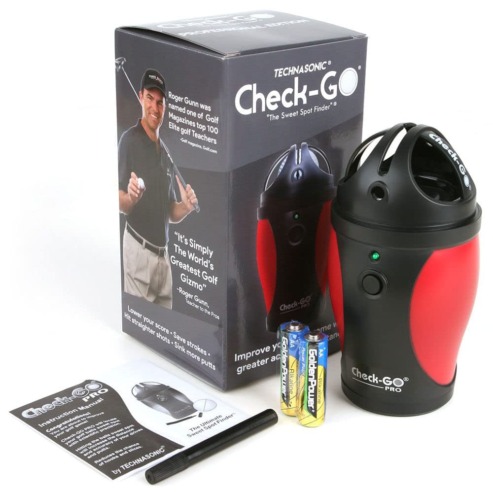ProActive Sports Check-Go Pro in use marking a golf ball for straighter, longer shots