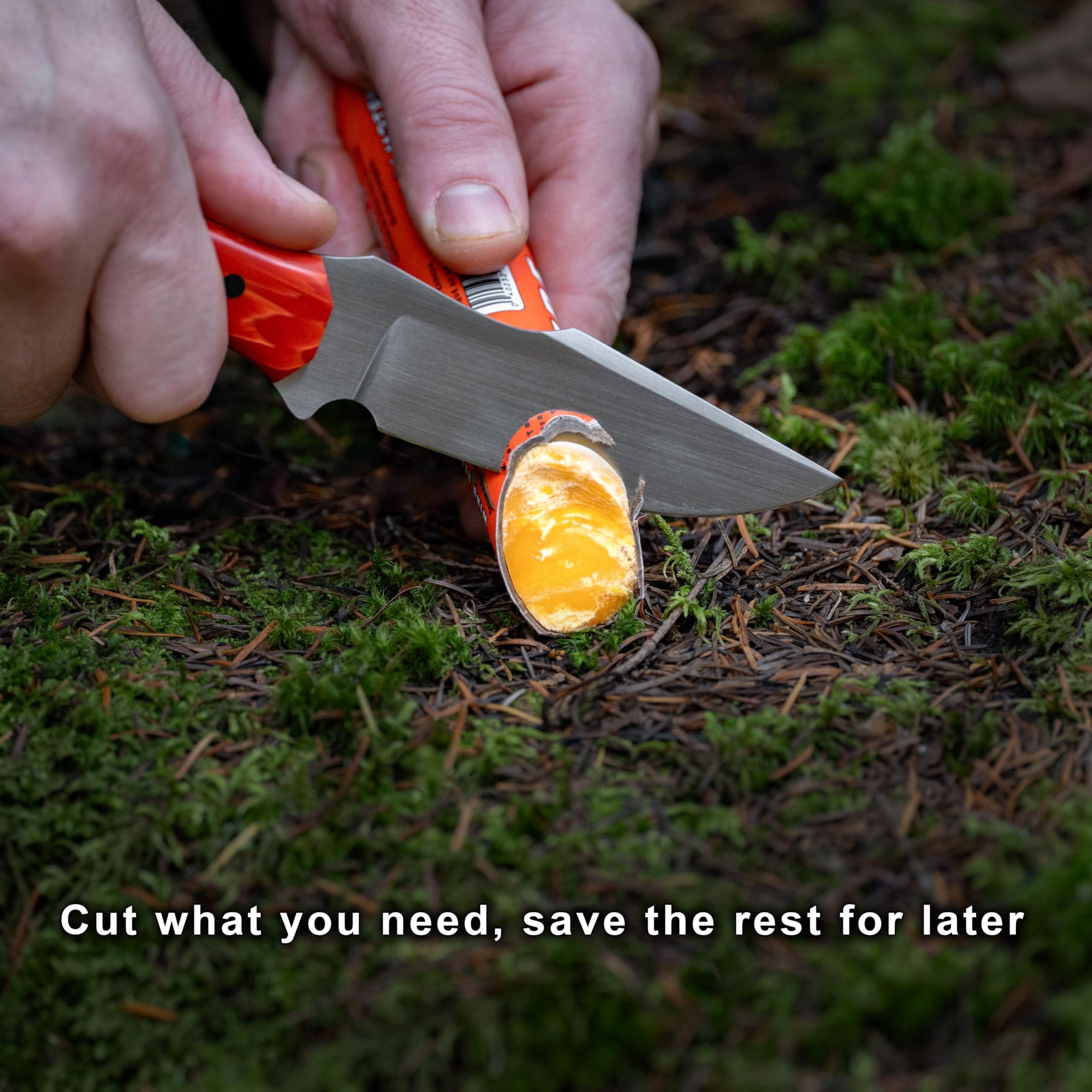 Procamptek close-up of stick texture highlighting durable composition and quick-ignition surface