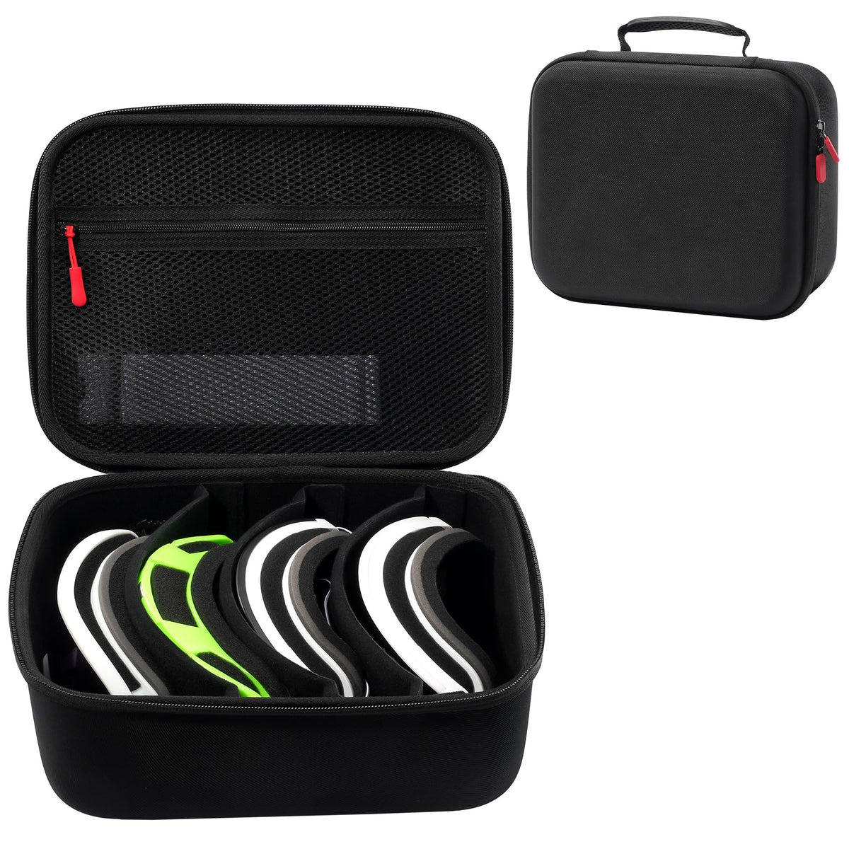 ProCase front view showing sleek black shell and secure latch for reliable protection