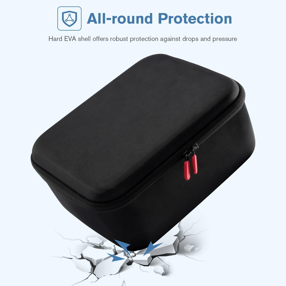 ProCase rugged shell close-up highlighting impact-resistant finish for travel safety