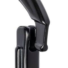 ProClimb gate mechanism close-up showing double-action lock for secure operation