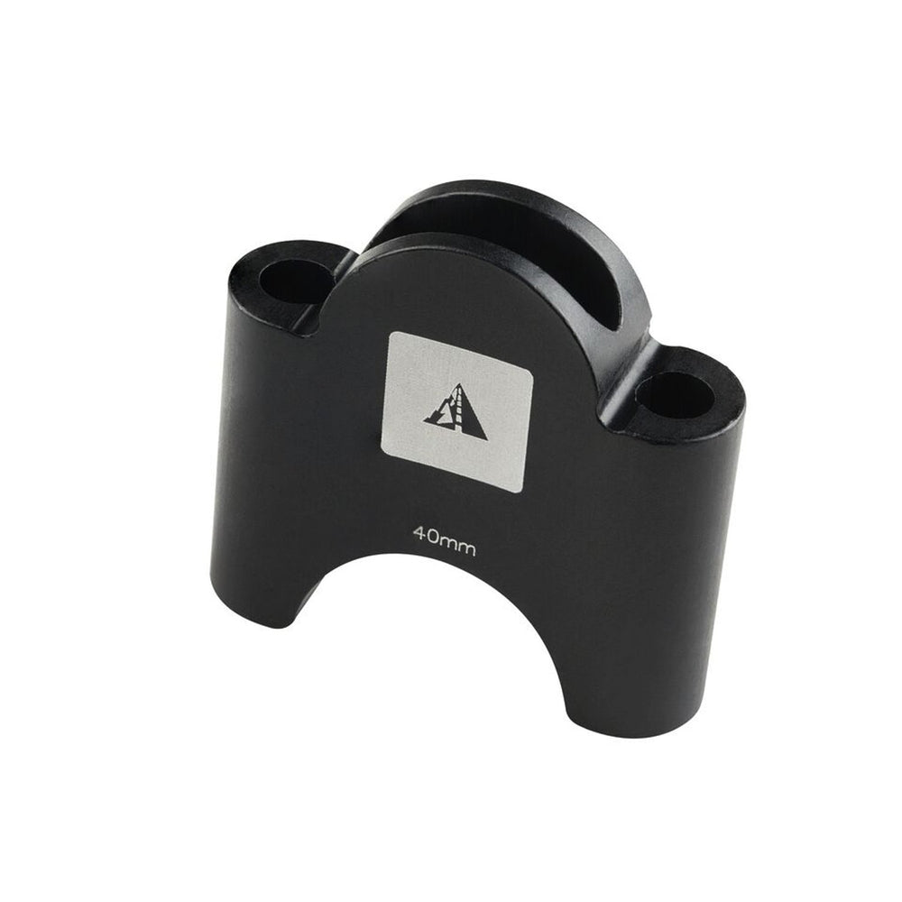 Profile Design riser installed on aerobars demonstrating improved fit benefit