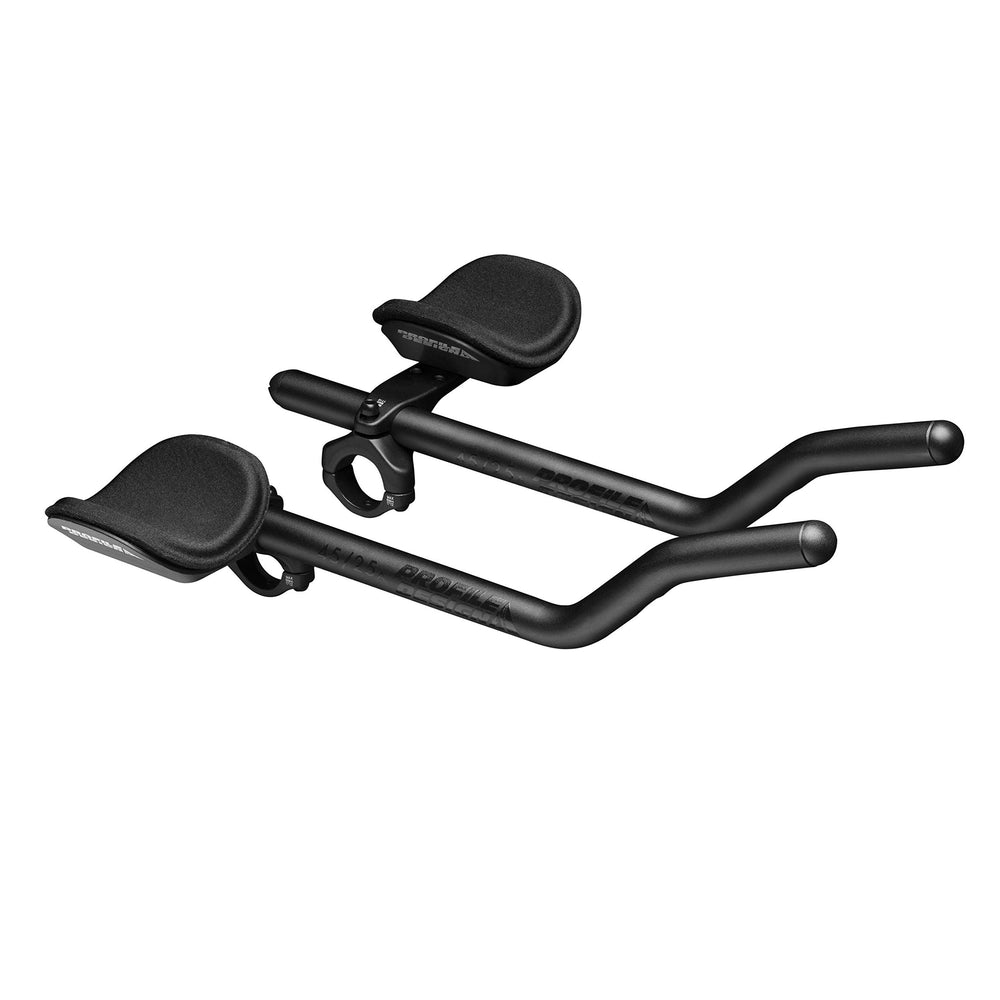 Profile Design Sonic 4525a front view showing matte black aerobar and compatibility benefit