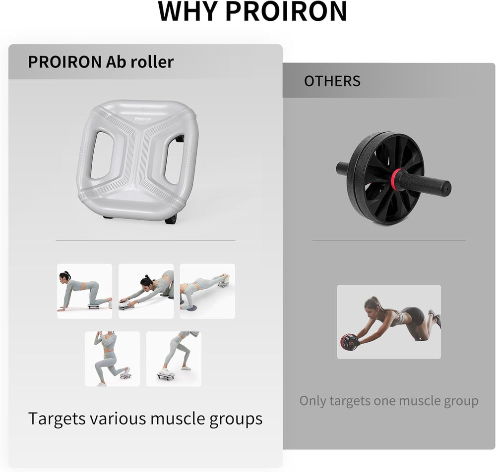 PROIRON thick knee pad top view for comfortable joint protection