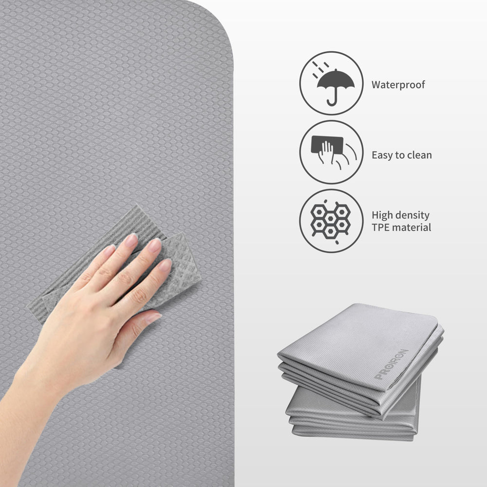 PROIRON close-up of bottom wave texture showing floor traction and stability