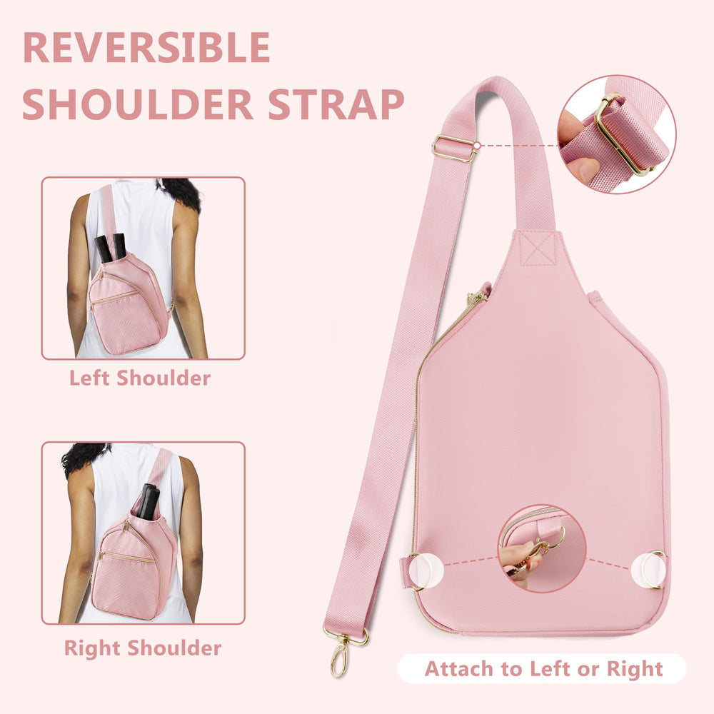 Prokva bag front zip pocket with pickleballs for quick access