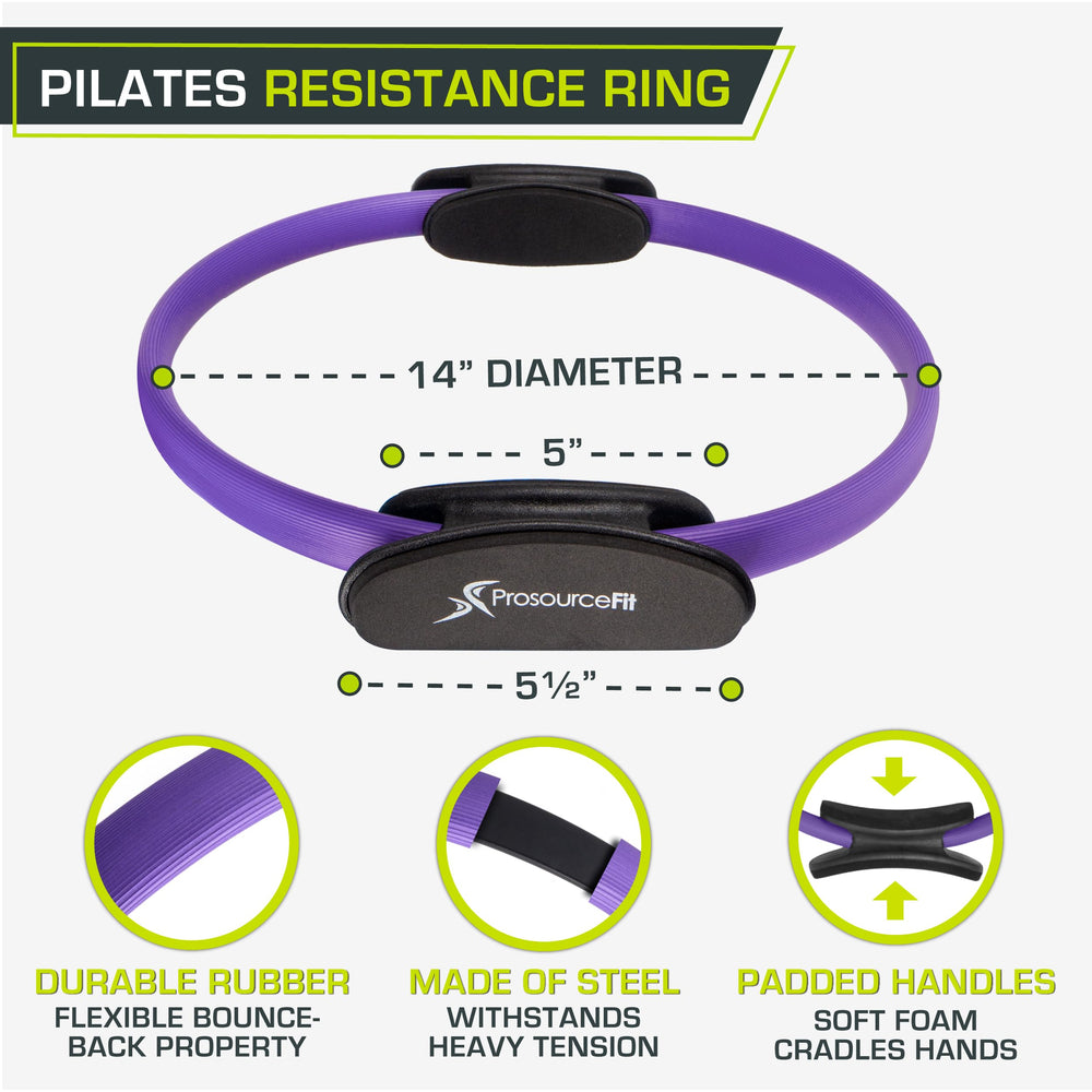ProsourceFit rubber-covered ring texture detail for durable shape retention and safe use