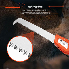 ProSSS close-up of 65Mn blade teeth highlighting durable edge retention