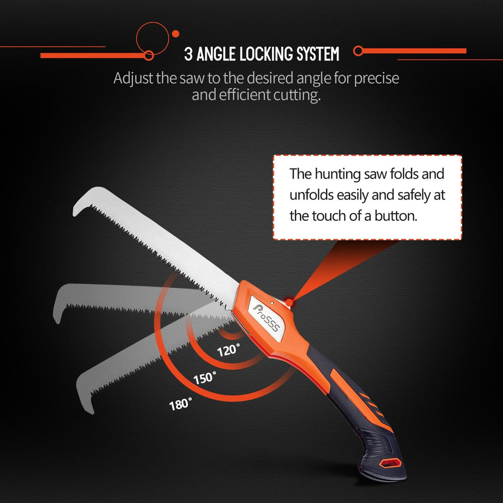 ProSSS locking mechanism button close-up ensuring safe angle selection