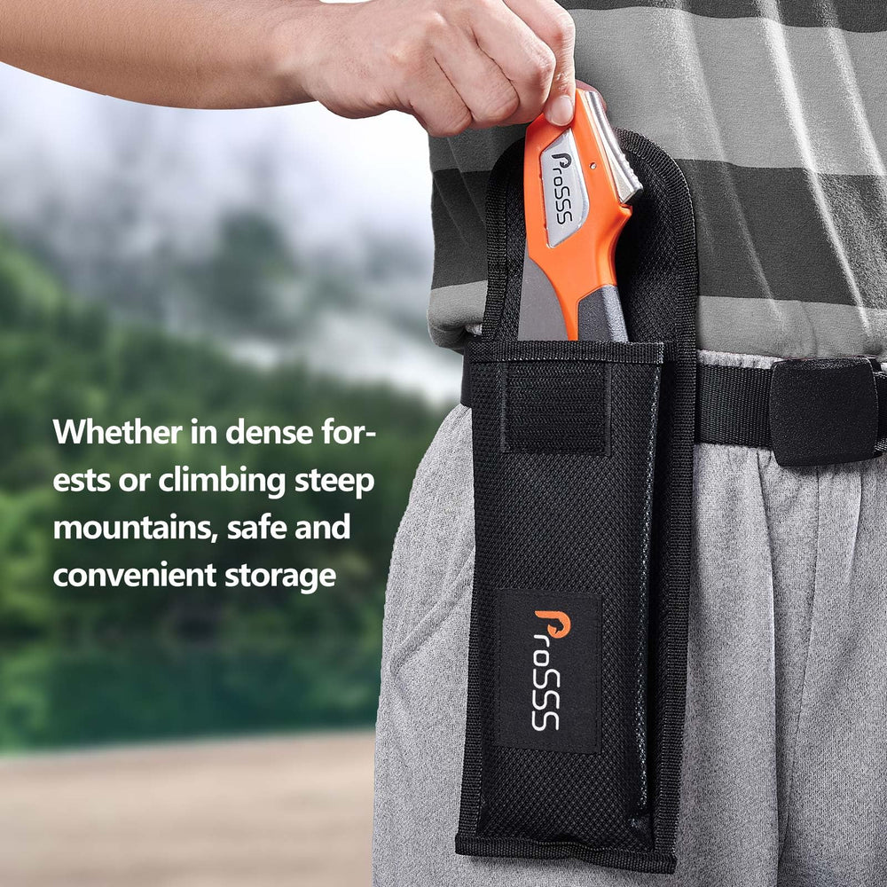 ProSSS storage pouch with saw and spare blade for protected transport