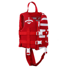 PROTAURI front view of swim vest showing secure fit and visibility