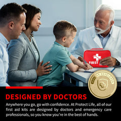 Protect Life open layout displaying organized compartments for quick access