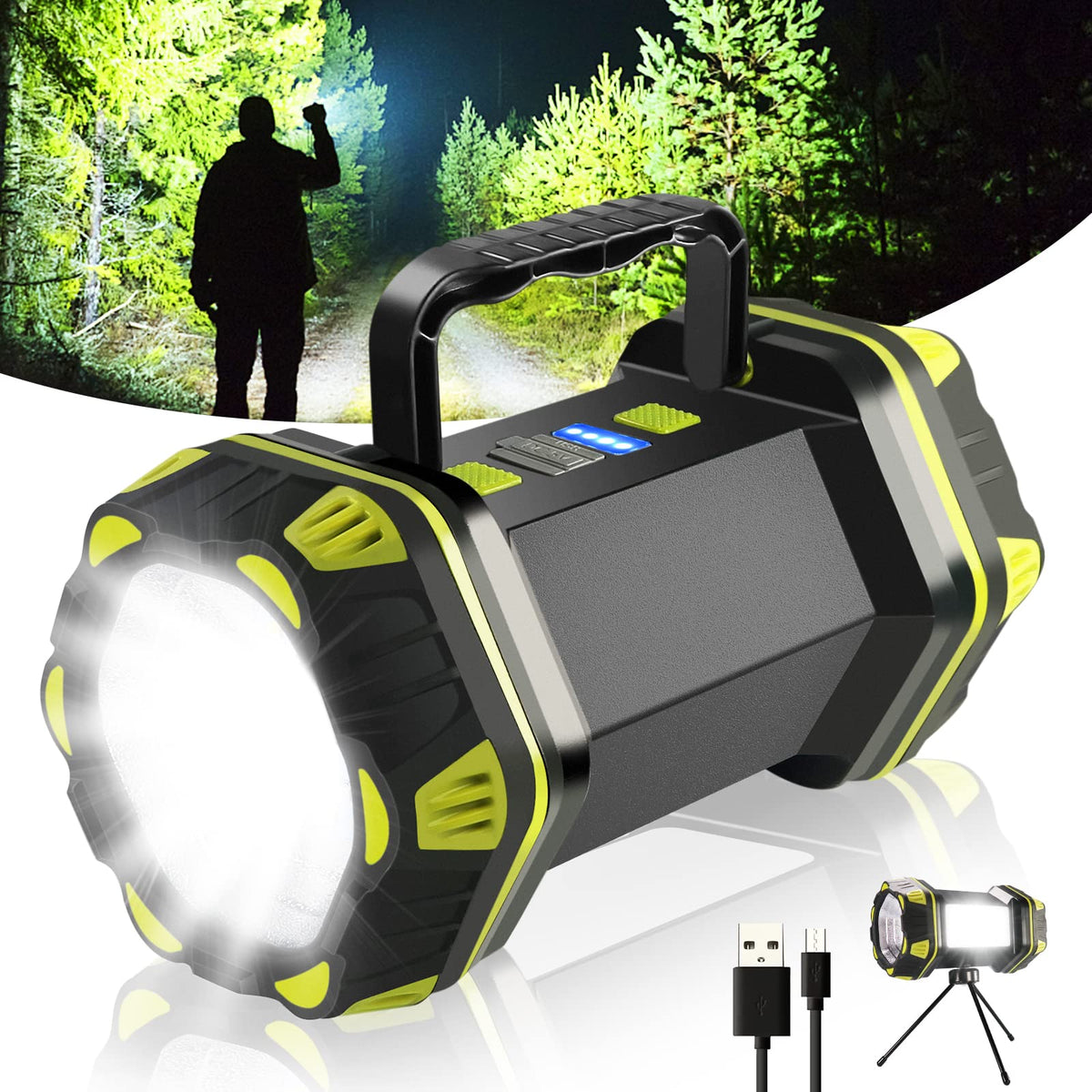 PSDRIQQ front spotlight focused beam for long-range visibility