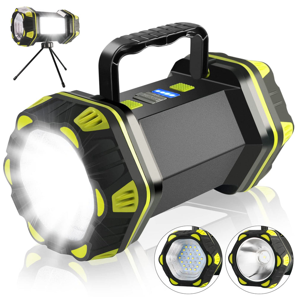 PSDRIQQ lantern lighting a tent and cooking area during nighttime outdoors