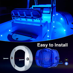 PSDRIQQ side profile showing mounting holes and sealed housing for easy surface installation