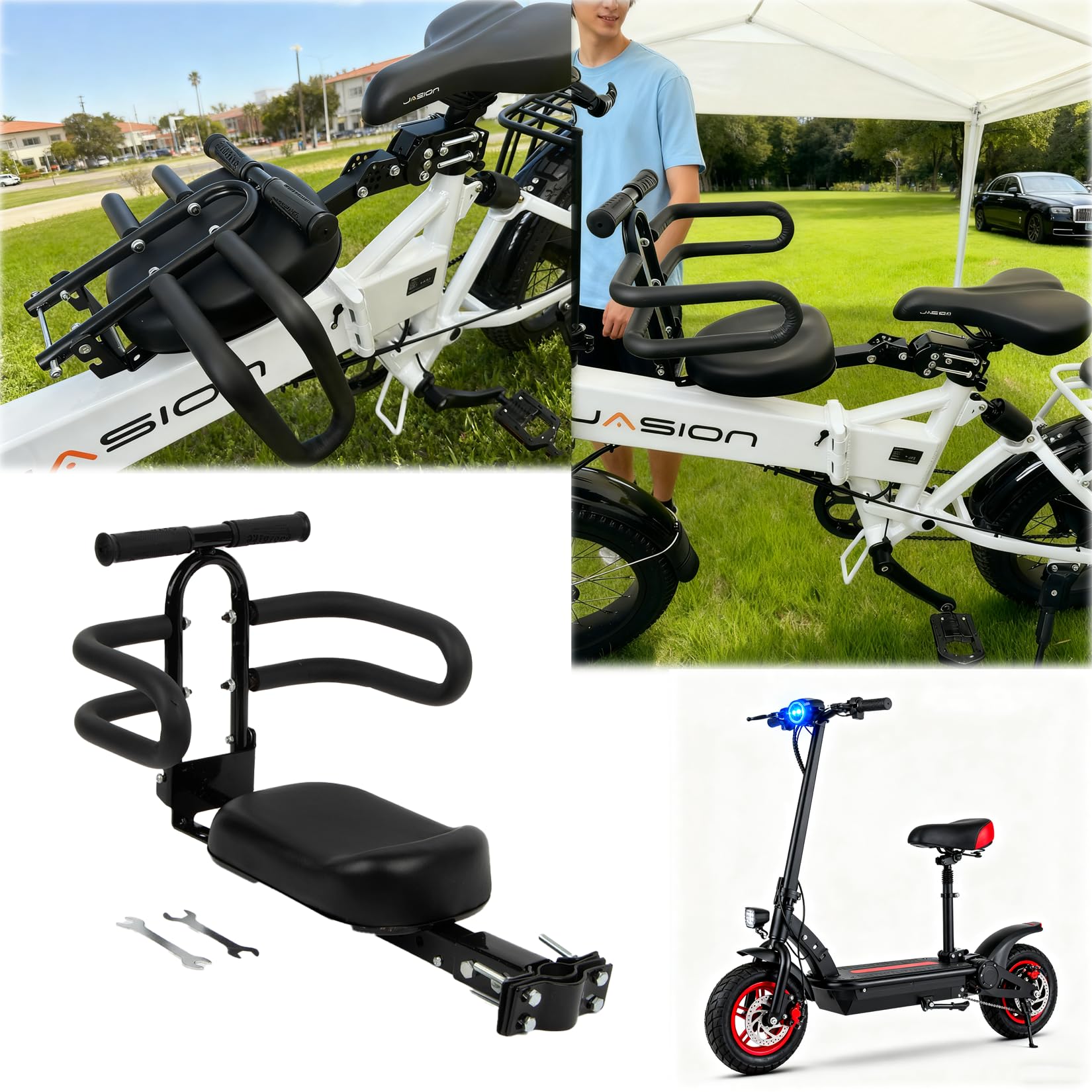 PSLER folded seat compact for storage and easy transport