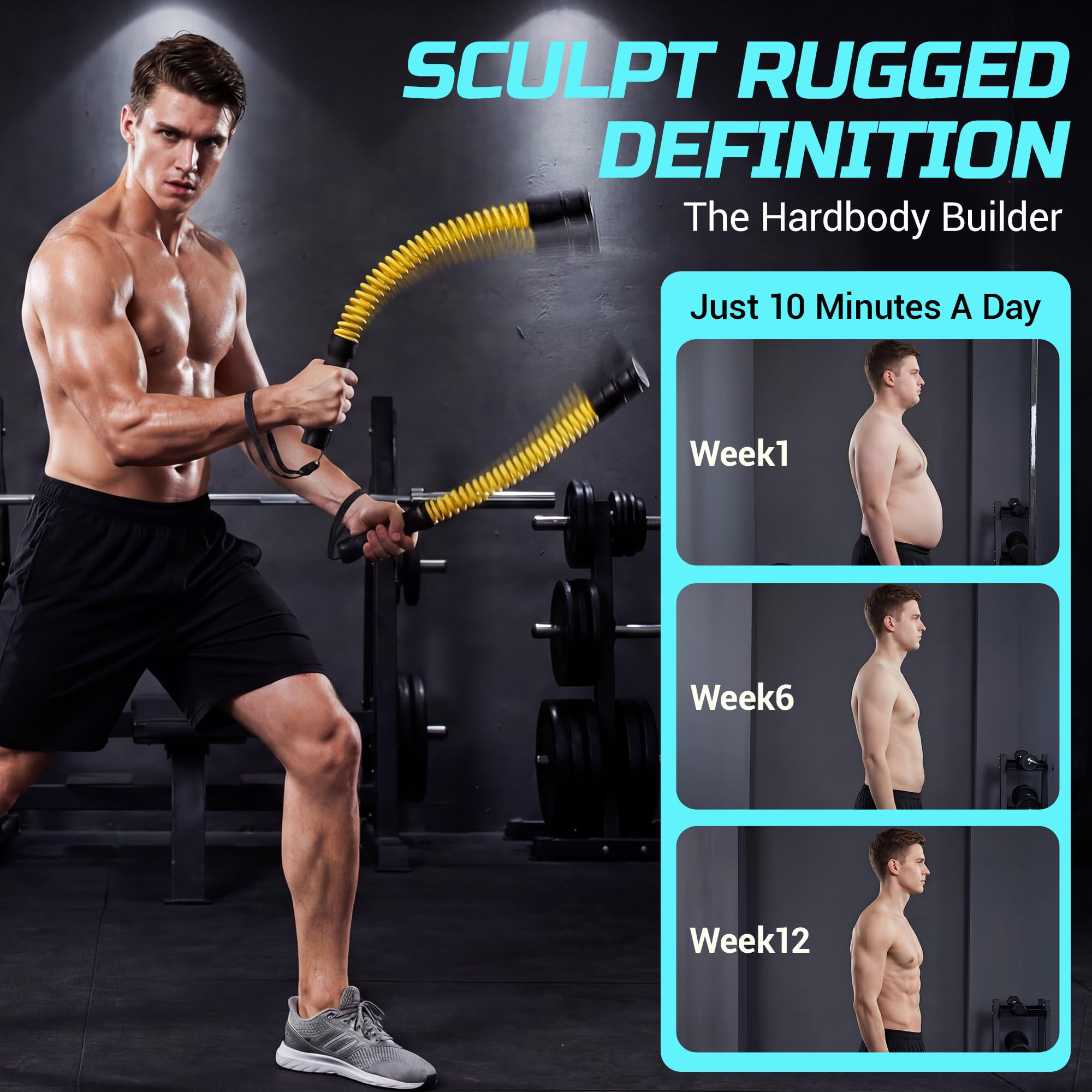 Ptrildo handle close-up with breathable grip for comfortable workouts