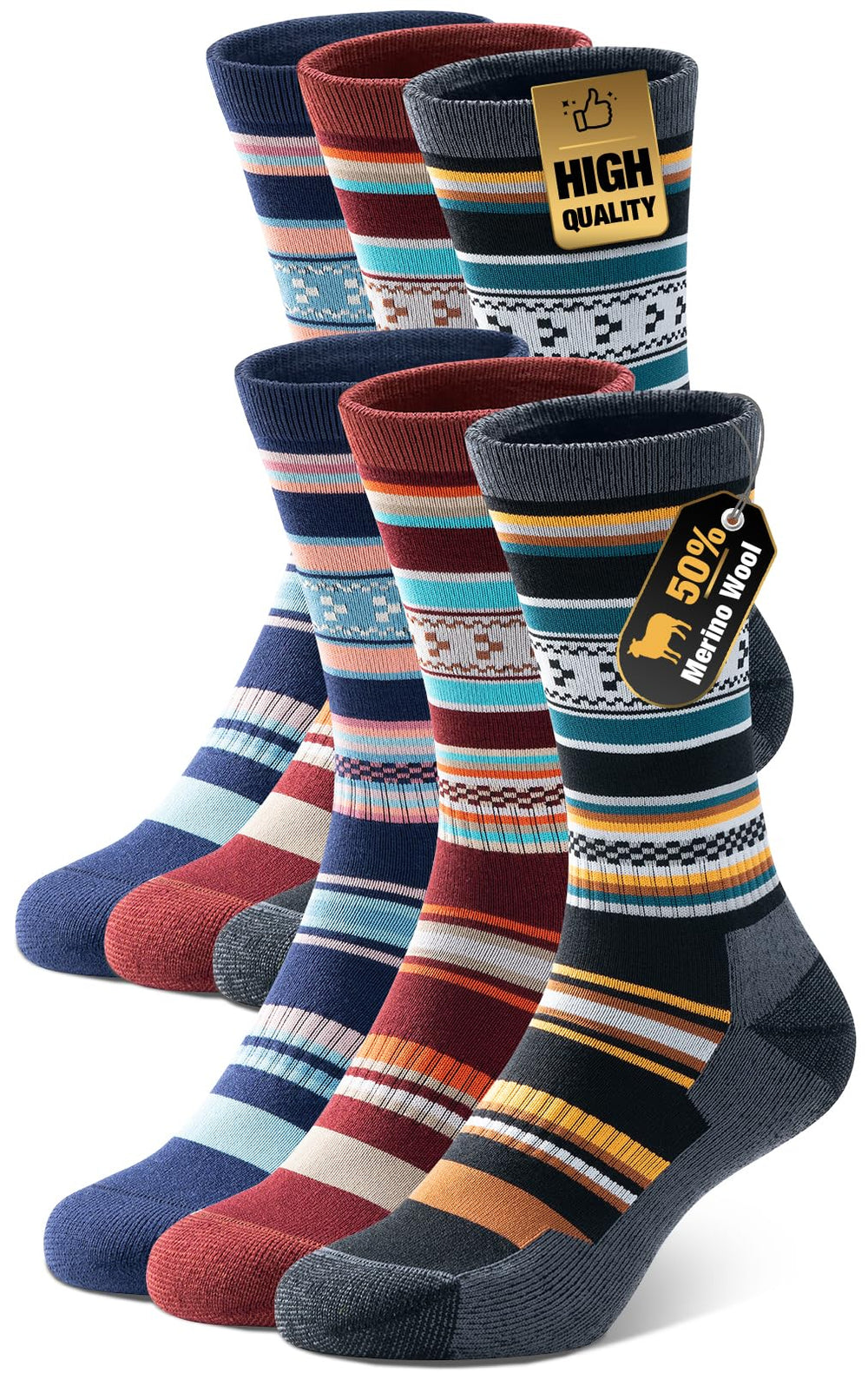 PULIOU front packaging showing three-pair value pack and size L for easy purchase