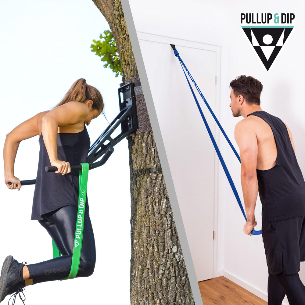 PULLUP & DIP door anchor detail highlighting secure attachment and versatile use