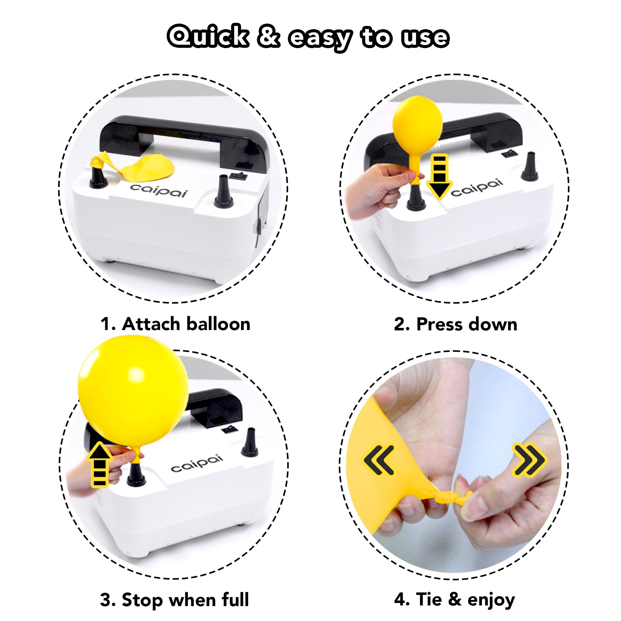 PULO CP Mfg small extension nozzles detail enabling small balloon compatibility