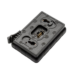 Pulsar charger front view showing compact durable housing and easy storage
