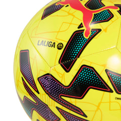 PUMA Orbita LaLiga close-up of foam-backed outer texture for improved touch control