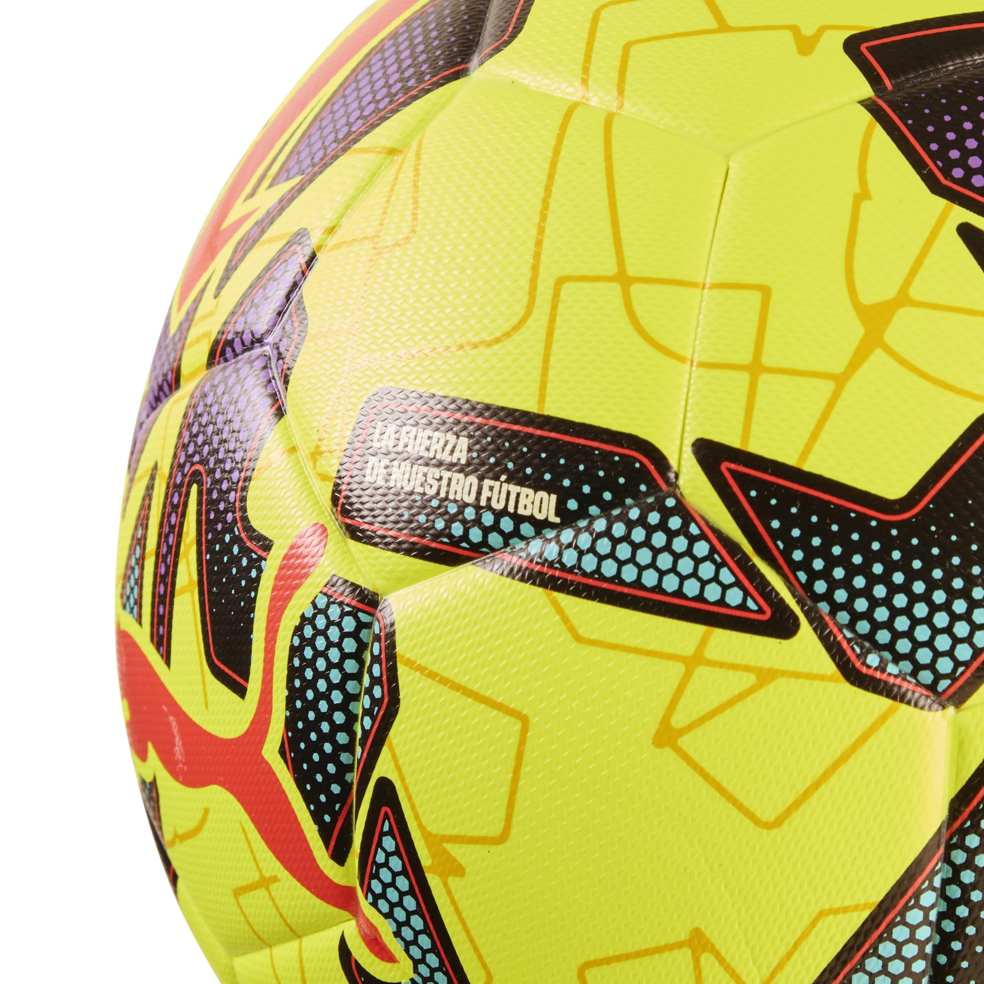 PUMA Orbita LaLiga close-up of textured cover for better grip benefit