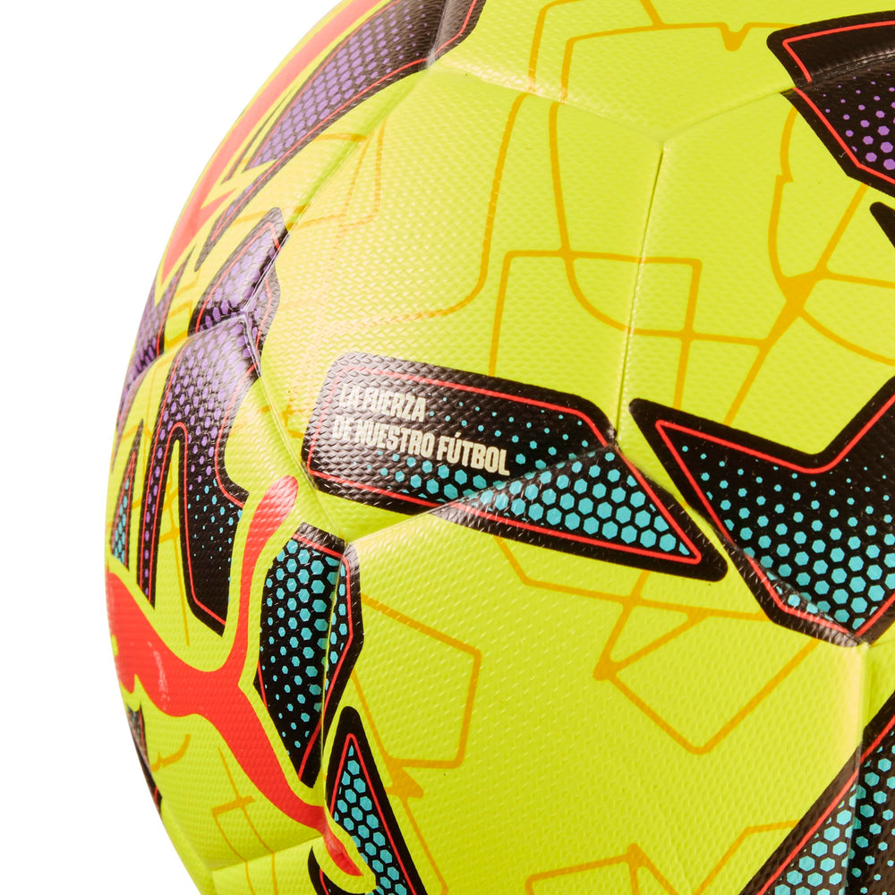 PUMA Orbita LaLiga close-up of textured cover for better grip benefit