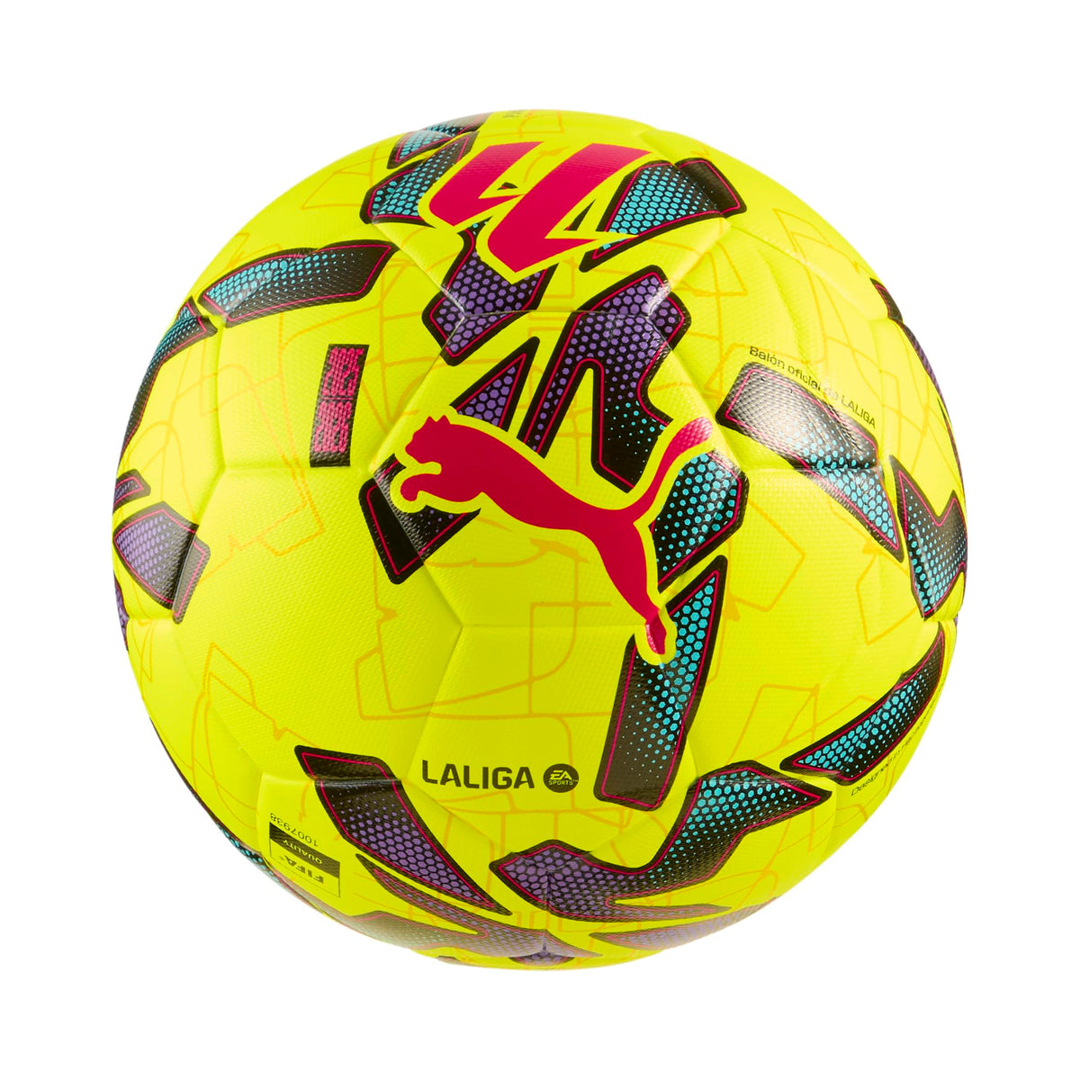 PUMA Orbita LaLiga front view showing design and visibility benefit