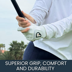 PUR3 Golf finger perforation detail providing breathability and cooler hands