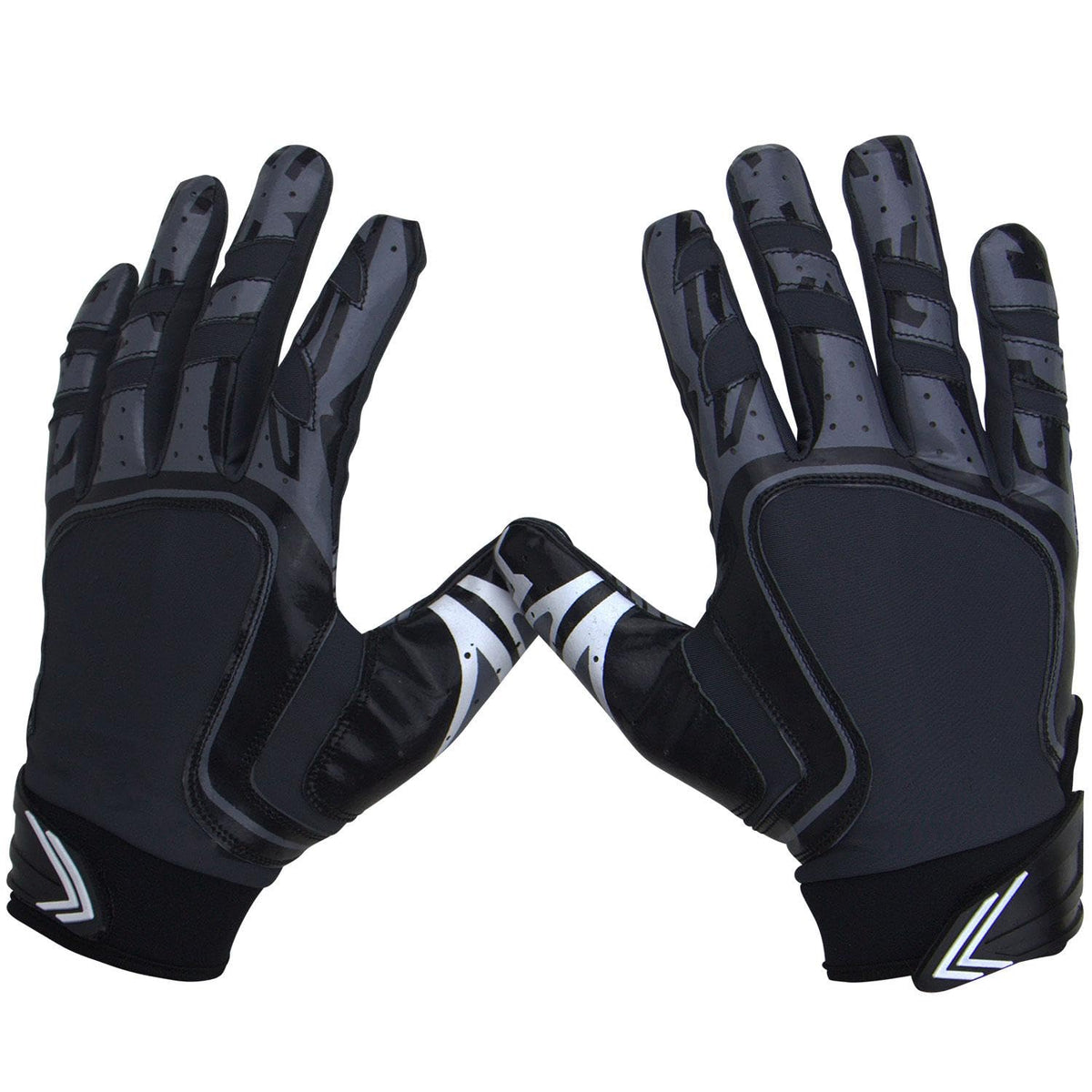 Pure Athlete front view black glove showing sleek profile and fit benefits