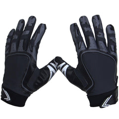 Pure Athlete front view black glove showing sleek profile and fit benefits