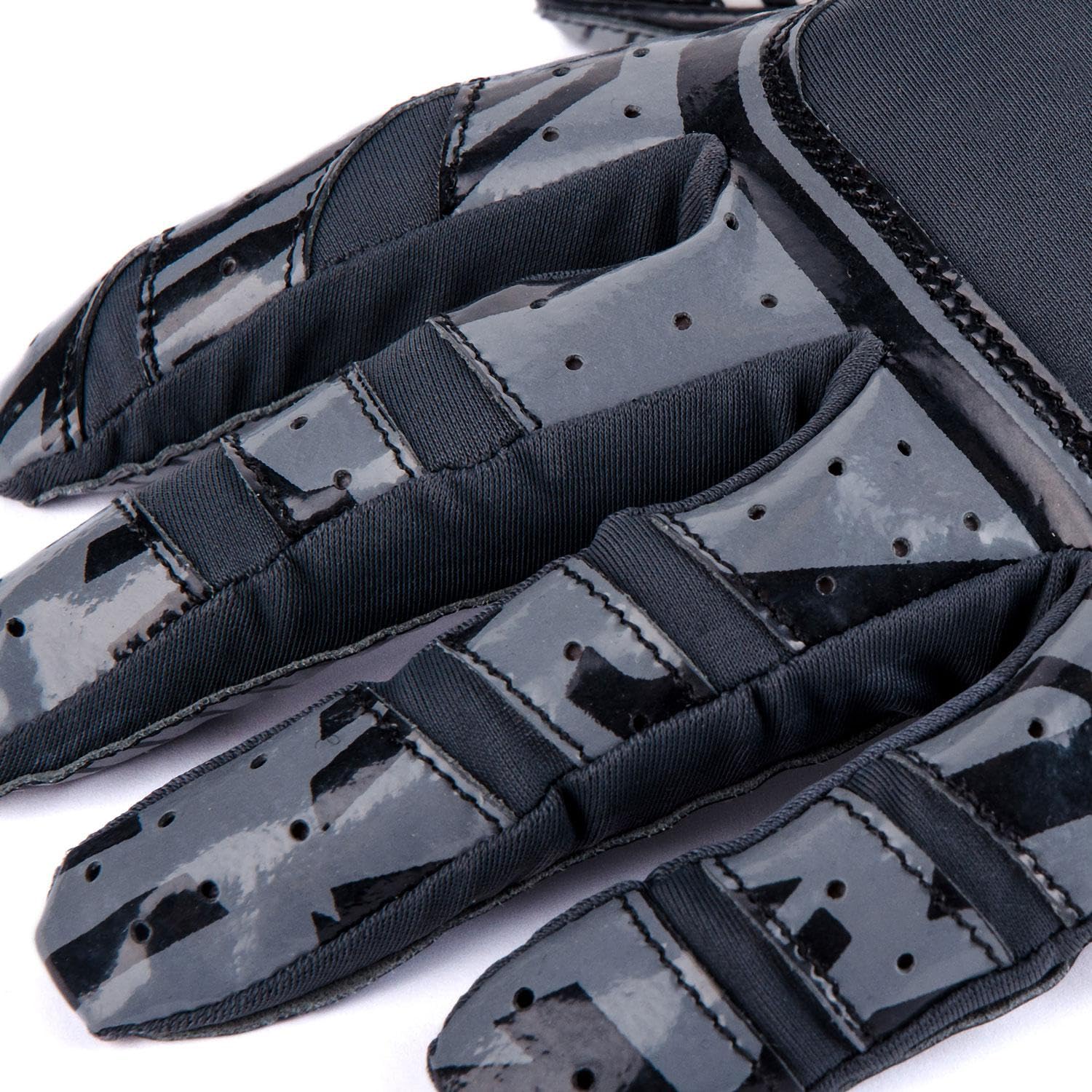 Pure Athlete gloves on field lifestyle shot showing confidence and style